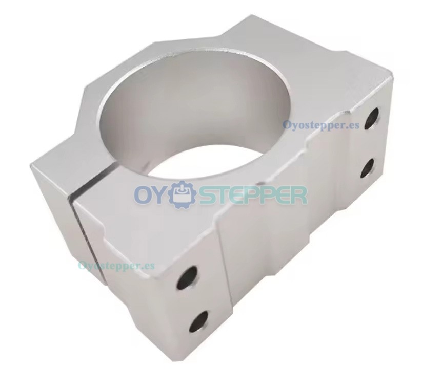 Soporte de aluminio para motor de husillo CNC de 65mm/80mm/100mm/125mm